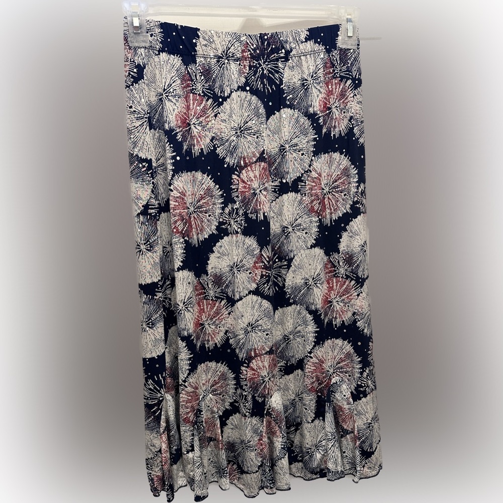 SJS Starburst Sparkel Maxi Skirt Size Medium